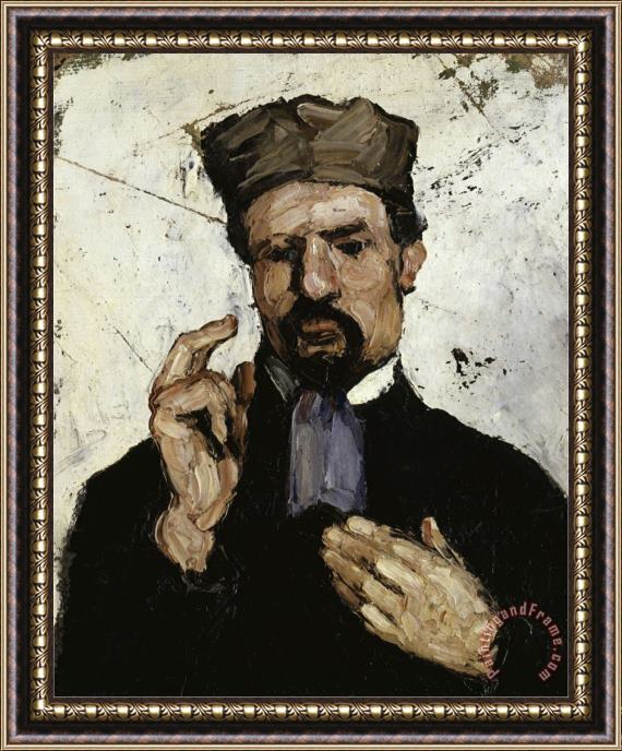 Paul Cezanne The Lawyer Portrait of Uncle Dominique C 1866 Framed Print