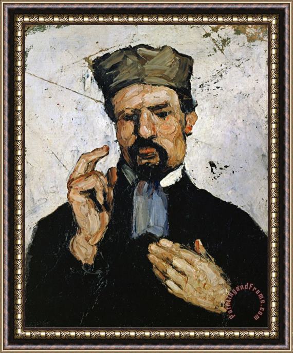 Paul Cezanne The Laywer Uncle Dominique Circa 1866 Framed Painting