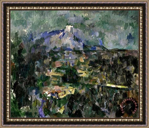 Paul Cezanne The Mont Sainte Victoire 1905 Framed Painting