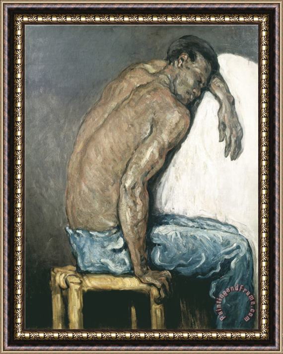 Paul Cezanne The Negro Scipion Framed Print