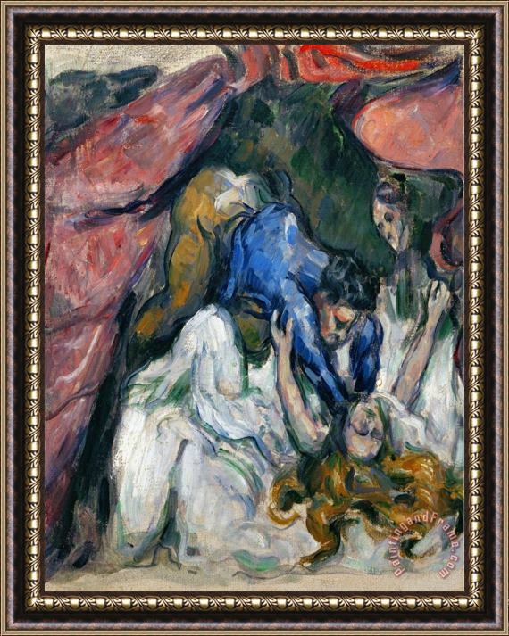 Paul Cezanne The Strangled Woman 1870 1872 Framed Print