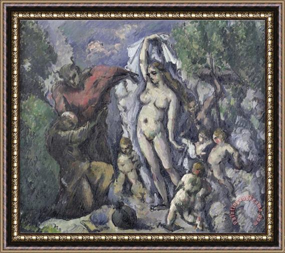 Paul Cezanne The Temptation of Saint Anthony Framed Painting