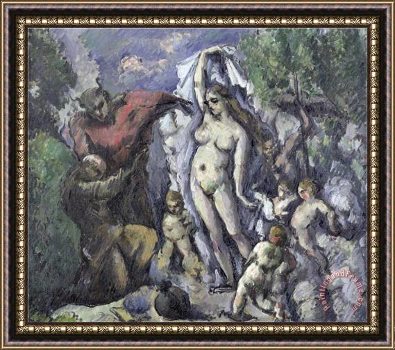 Paul Cezanne The Temptation of St Anthony Circa 1875 Framed Painting