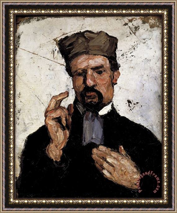 Paul Cezanne The Uncle Framed Print