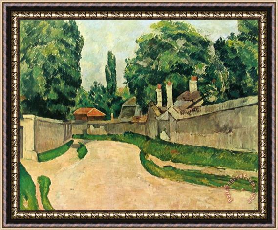 Paul Cezanne The Village Street Framed Print