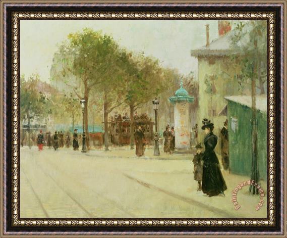 Paul Cornoyer Paris Framed Painting