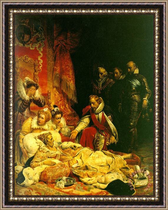 Paul Delaroche The Death of Elizabeth Framed Print