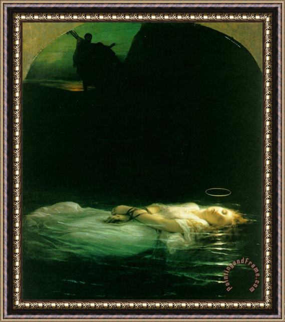 Paul Delaroche Young Christian Martyr Framed Painting