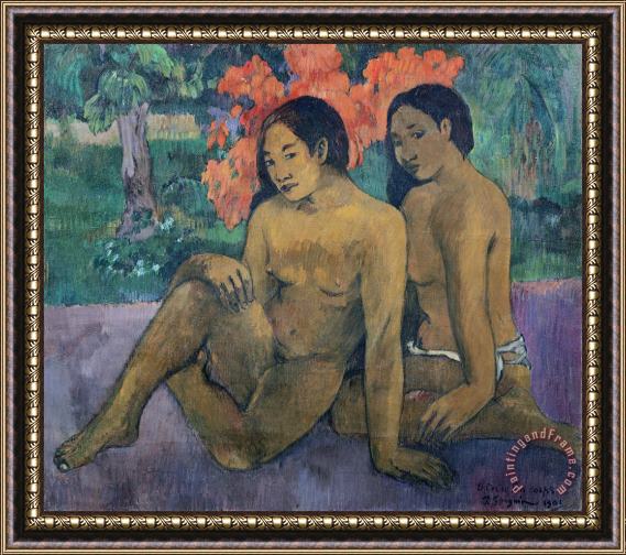 Paul Gauguin And the Gold of their Bodies Framed Print