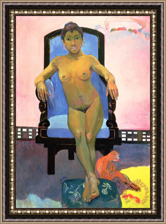 Paul Gauguin Annah the Javanese Framed Painting