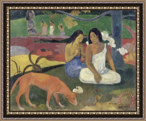 Paul Gauguin Arearea (joyeusetes) Framed Print