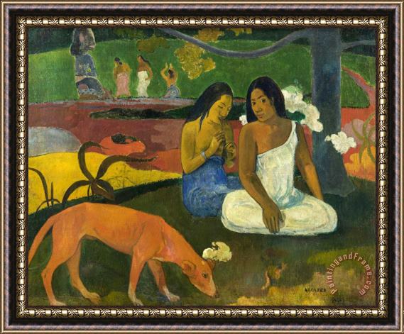 Paul Gauguin Arearea Framed Painting