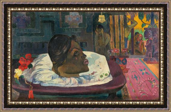 Paul Gauguin Arii Matamoe (the Royal End) Framed Print