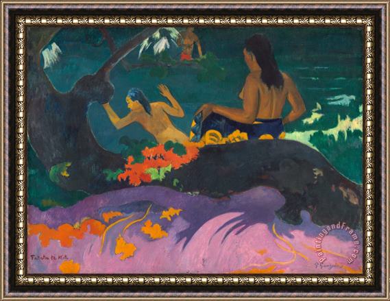 Paul Gauguin Fatata Te Miti (by The Sea) Framed Print