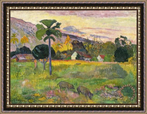 Paul Gauguin Haere Mai Framed Painting