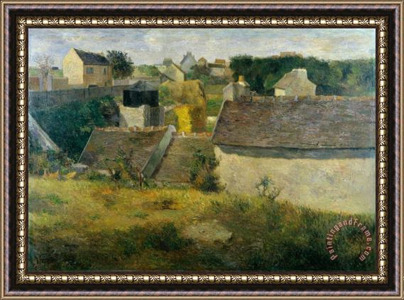 Paul Gauguin Houses at Vaugirard Framed Print