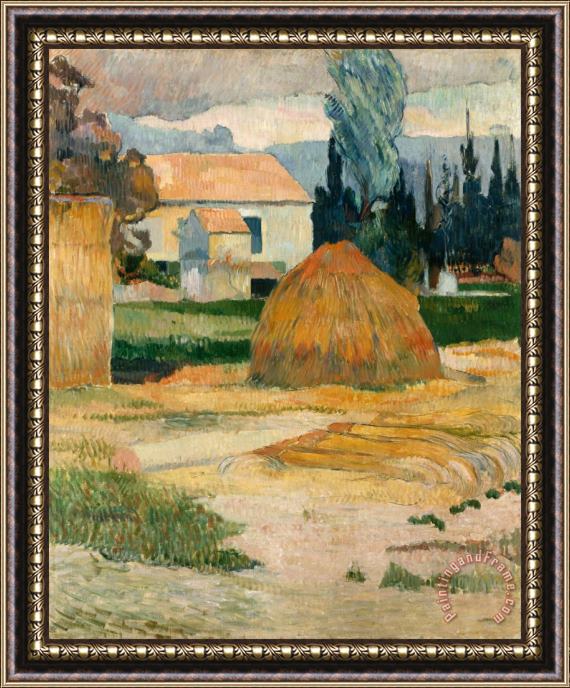 Paul Gauguin Landscape Near Arles Framed Print
