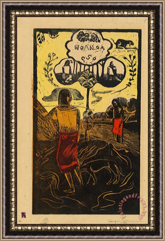 Paul Gauguin Noa Noa (fragrant, Fragrant) Framed Painting