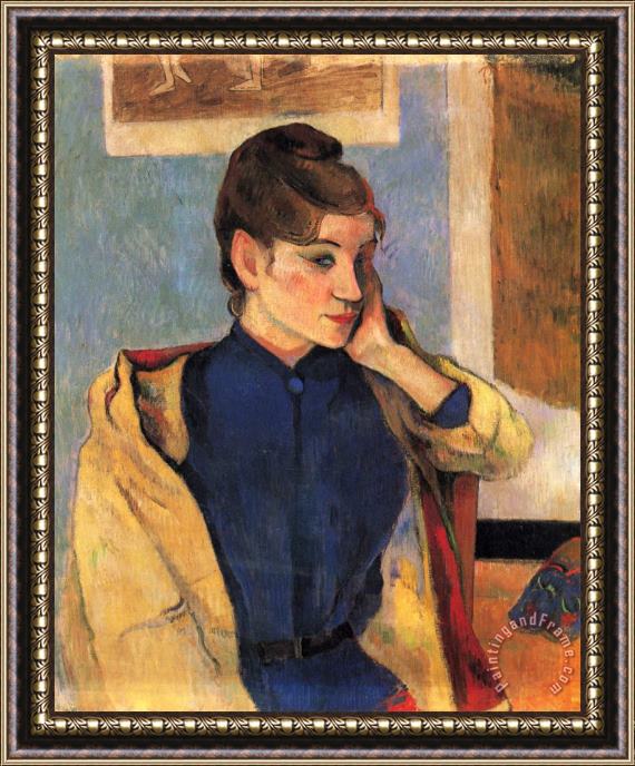 Paul Gauguin Portrait of Madelaine Bernard Framed Print