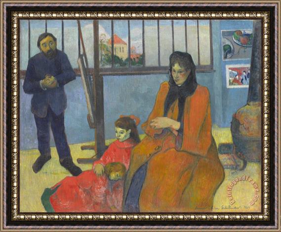 Paul Gauguin Schuffenecker's Studio Framed Print