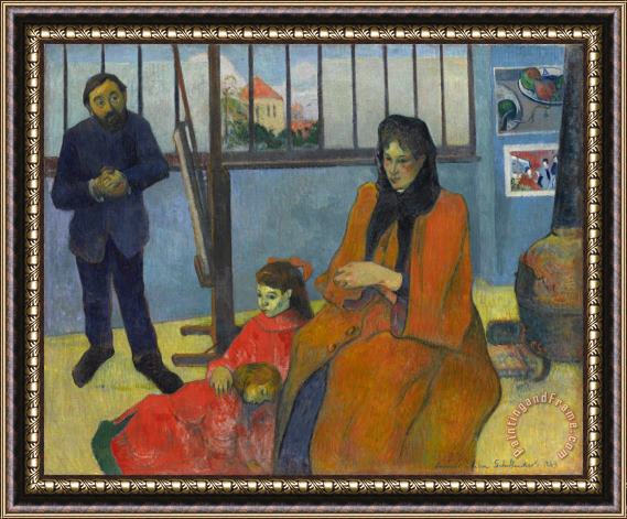 Paul Gauguin Schuffenecker's Studio Framed Painting