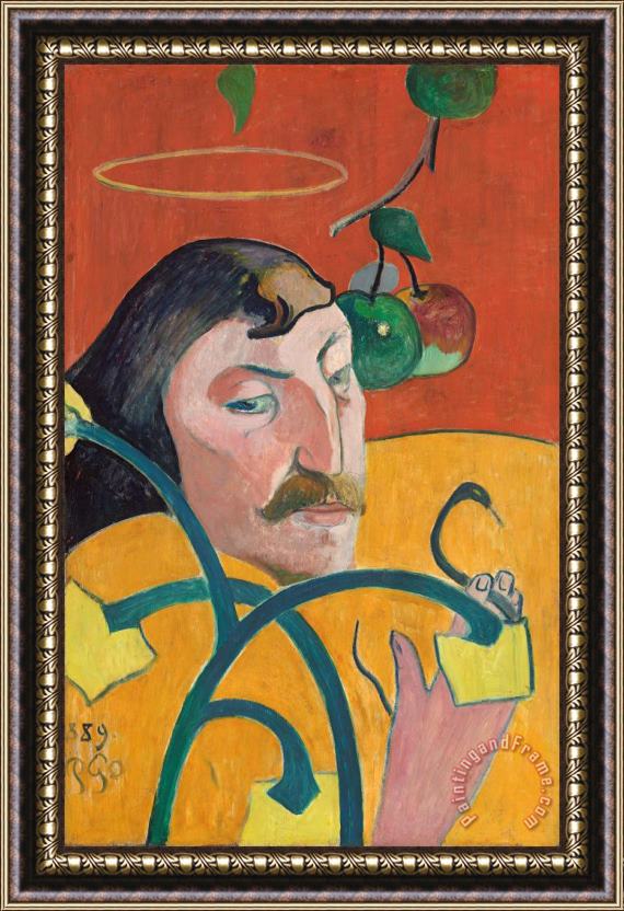 Paul Gauguin Self Portrait Framed Painting