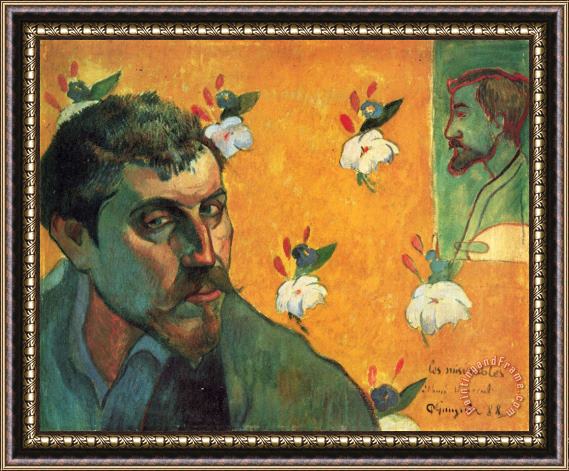 Paul Gauguin Self Portrait Framed Print