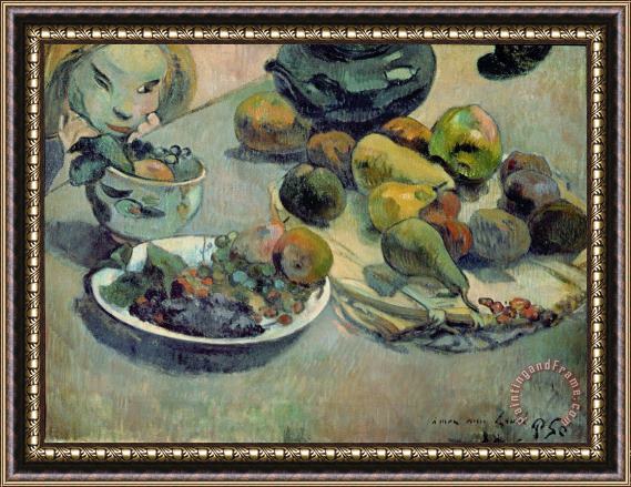 Paul Gauguin Still Life with Fruit Framed Print