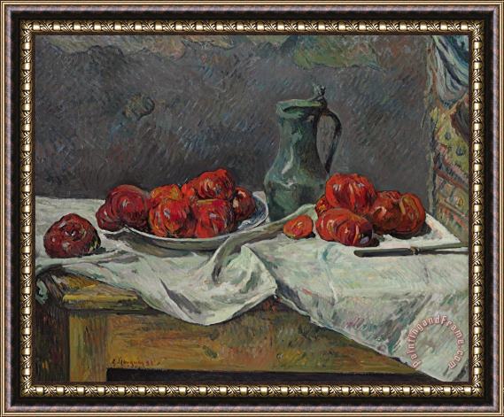 Paul Gauguin Still Life With Tomatoes Framed Painting