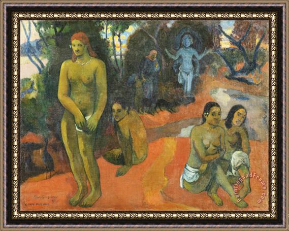 Paul Gauguin Te Pape Nave Nave (delectable Waters) Framed Print