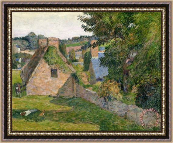 Paul Gauguin The Field of Derout Lollichon Framed Painting
