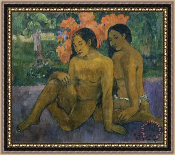 Paul Gauguin The Gold of Their Bodies Framed Print