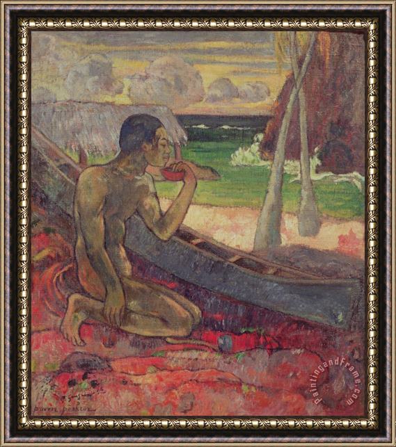 Paul Gauguin The Poor Fisherman Framed Print