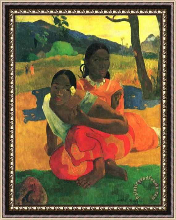 Paul Gauguin When Did You Get Married Framed Painting