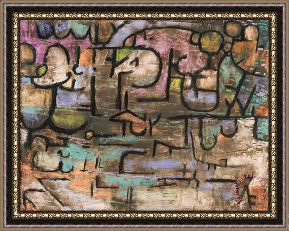 Paul Klee After The Flood Framed Painting
