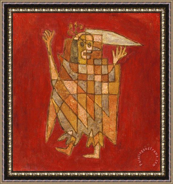 Paul Klee Allegorical Figure Allegorische Figurine Verblassung Framed Painting