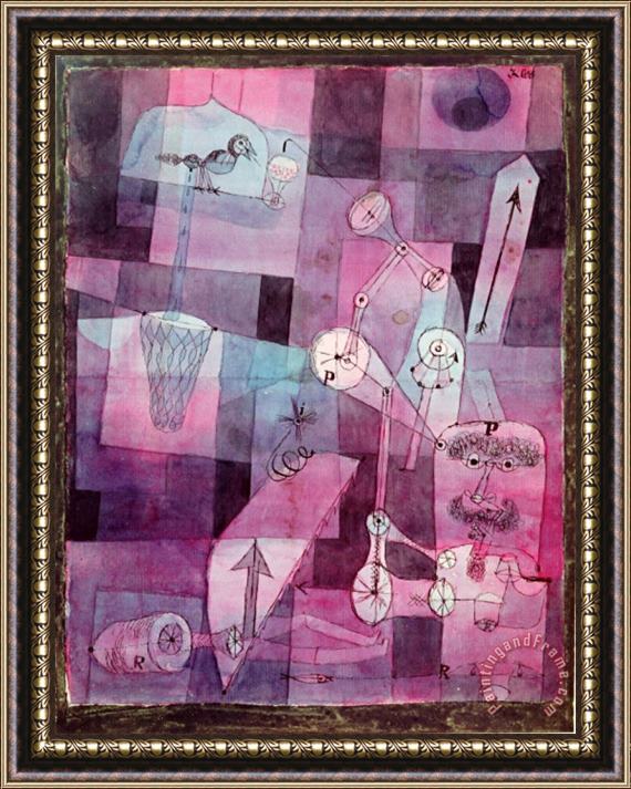 Paul Klee Analysis of Diverse Perversities 1922 Framed Painting