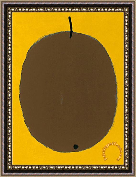 Paul Klee Apple C 1934 Framed Print