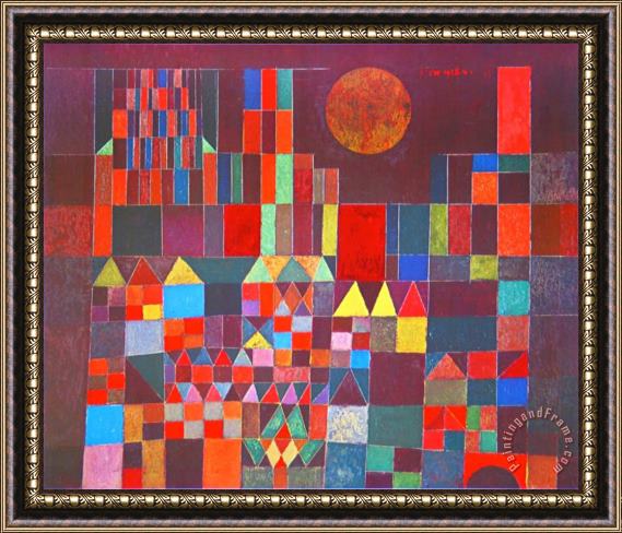 Paul Klee Castle And Sun 1928 Framed Painting
