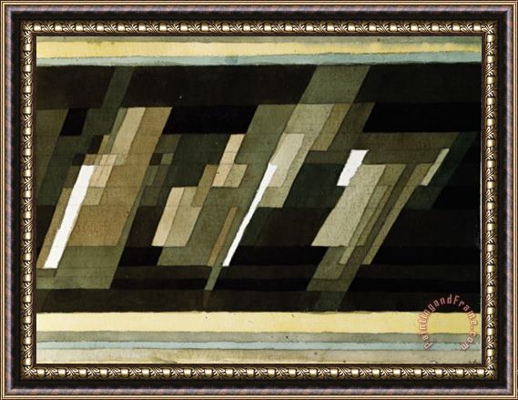 Paul Klee Diagonal Medien 1922 Framed Painting