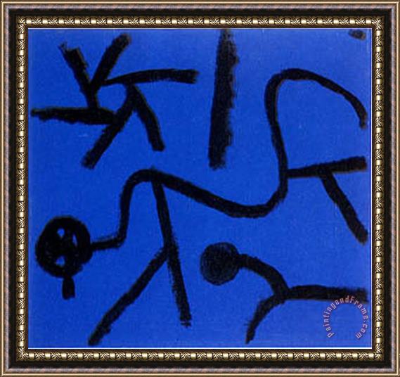 Paul Klee Dieser Stern Lehrt Beugen 1940 Framed Painting
