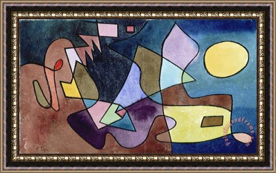 Paul Klee Dramatic Landscape 1928 Framed Print