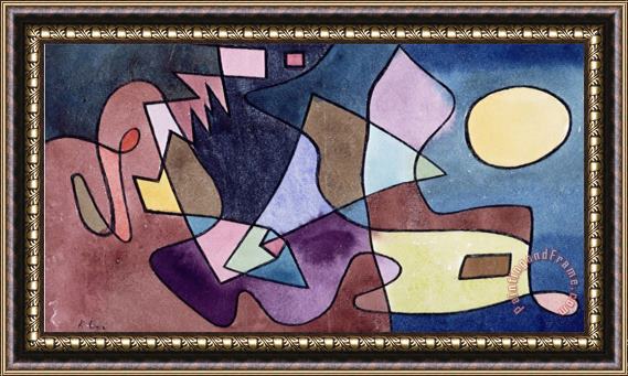 Paul Klee Dramatic Landscape Dramatische Landschaft Framed Print