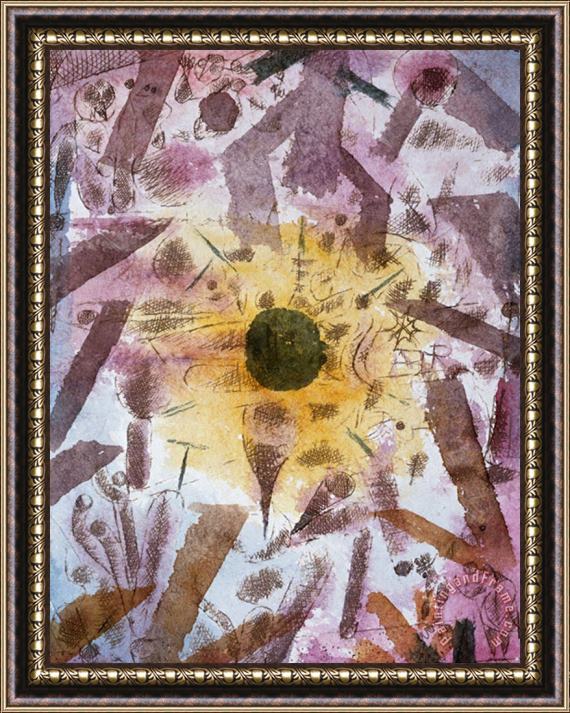 Paul Klee Eclipse of The Sun Sonnenfinsternis Framed Painting