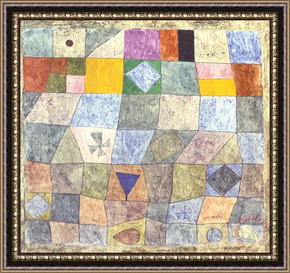 Paul Klee Freundliches Spiel Framed Painting