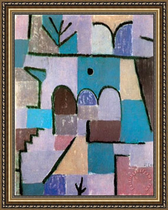 Paul Klee Garten Im Orient C 1937 Framed Print For Sale