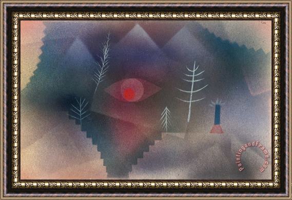 Paul Klee Glance of a Landscape Framed Print