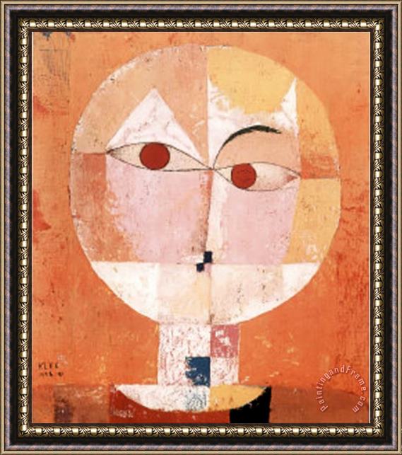 Paul Klee Head of a Man Framed Print