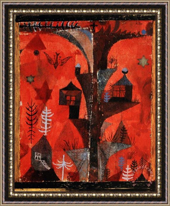 Paul Klee Homes of The Tree Framed Painting