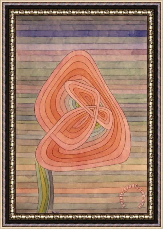 Paul Klee Lonely Flower Framed Painting